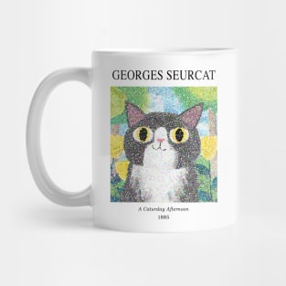 Georges Seurcat Gallery Cat Mug